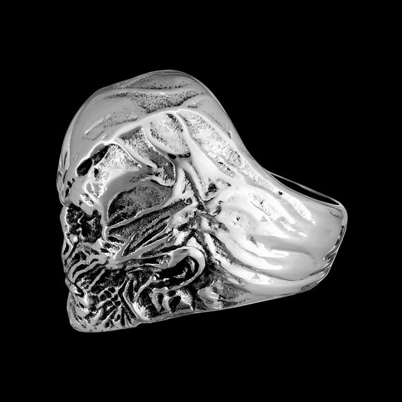 Stranger Things Vecna Biker Ring, 316SS - Picture 9 of 15